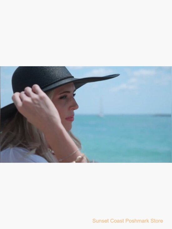 Wide Brim Straw Hat Foldable Floppy Sun Hat UPF 50+
